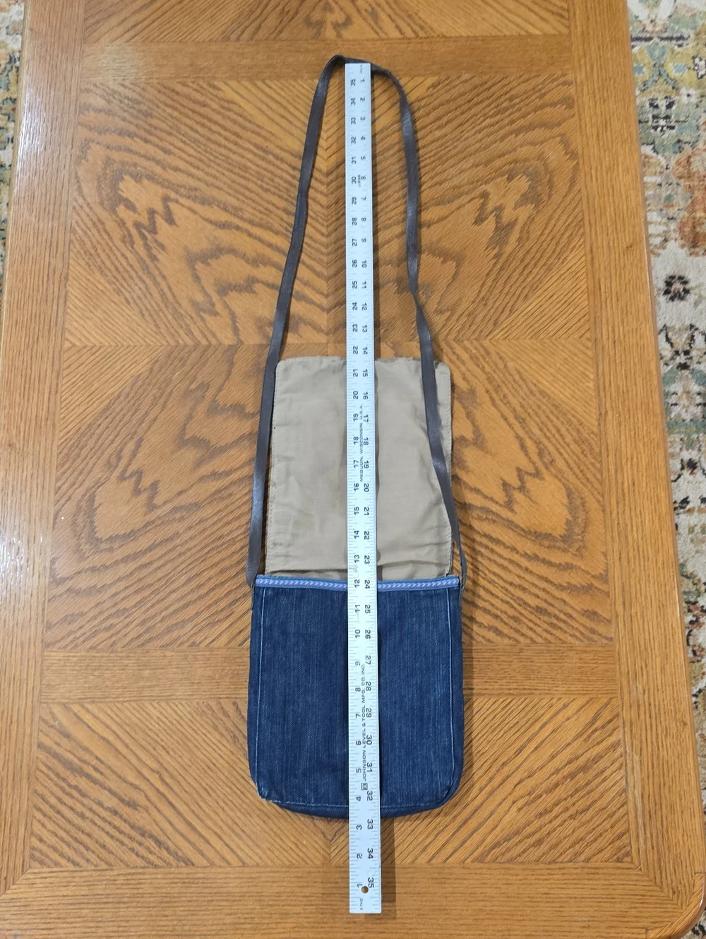 Lucky Brand Vintage Denim Crossbody Bag